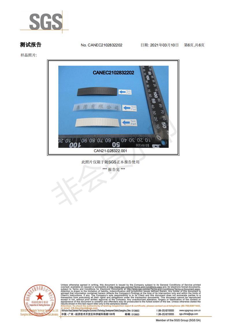 ROHS2.0打包帶SGS檢測(cè)報(bào)告6